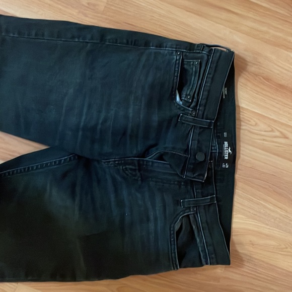 Hollister Black Washed Skinny Jeans 29x32 - Picture 3 of 5